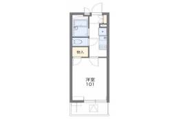 レオパレスＪＮ　Ｂ間取り図面