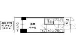 S-RESIDENCE江坂間取り図面