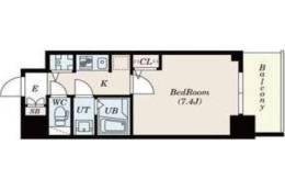 S-RESIDENCE江坂Eminence間取り図面