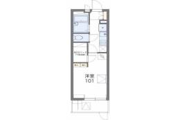 レオパレスグリチネ間取り図面