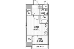 Fortuney江坂Ⅱ間取り図面