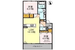 PALACE WEST千里丘　Ａ棟間取り図面