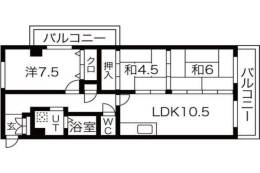パセオ東千里間取り図面