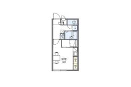 レオパレスＢＥＬＩＳＴＡ鳥飼間取り図面