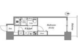 アドバンス江坂ラシュレ間取り図面