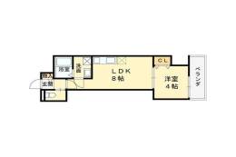 仮称）高槻市富田町共同住宅間取り図面