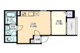 ポラリス摂津Ｒ間取り図面