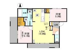 D-residence下田部A間取り図面