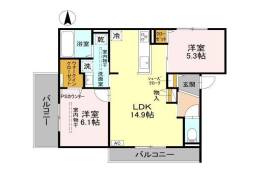 D-residence下田部A間取り図面