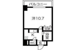 ラ・フォーレ東天満間取り図面