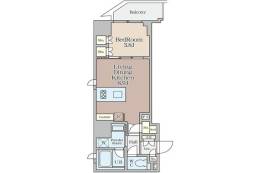 クレストコート堂島間取り図面