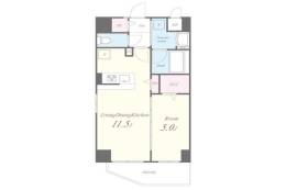 ルアナ北梅田間取り図面