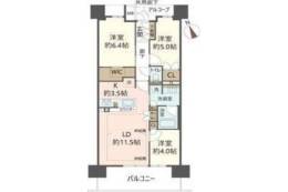 ジオ島本サウス棟間取り図面