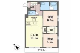 シャーメゾン アプリクス間取り図面