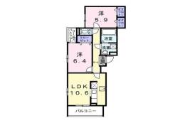 ユニゾン安満　Ｂ棟間取り図面