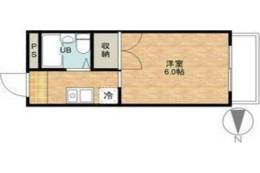 クロ－バーＭオザキ間取り図面