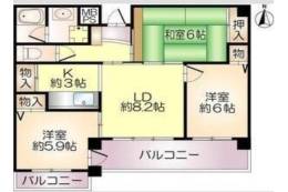 カルム・フォーレ茨木間取り図面