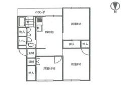 マンション川添間取り図面