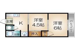 田畑マンションA棟間取り図面