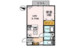 クラインガルテンＡ棟間取り図面
