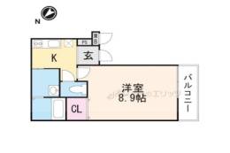 フジパレス吹田東Ⅱ番館間取り図面