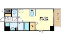 プレサンスOSAKA江坂間取り図面