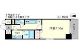エスリード江坂垂水町間取り図面