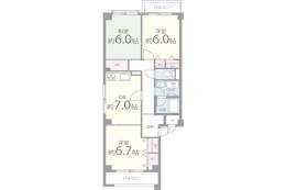 シャルマン摂津間取り図面
