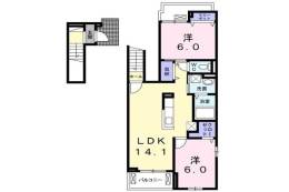 パインルーツⅡ間取り図面