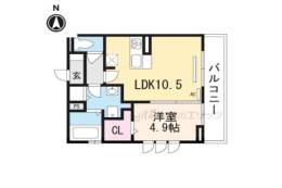アダージョ富田間取り図面