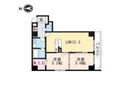 山崎マンション16高槻芥川間取り図面