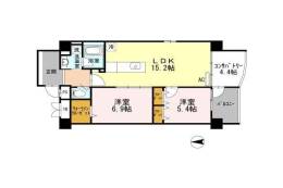 アクトタレイア茨木駅前間取り図面