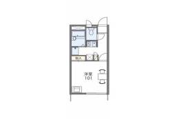 レオパレスコンフォート上本町間取り図面