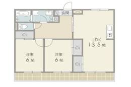 アニマン高槻阿武山間取り図面