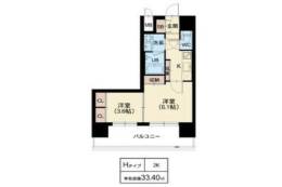 スプランディッド江坂駅前間取り図面