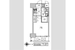 S-RESIDENCE江坂Alegria間取り図面