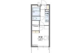 レオパレス教会前間取り図面
