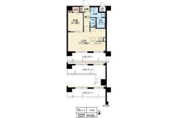スプランディッド茨木天王間取り図面