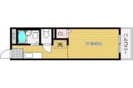 ヴィラージュみのお　A間取り図面