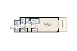 S-RESIDENCE上新庄ascent間取り図面