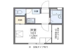 レオパレスアズール新大阪間取り図面