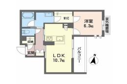 シャーメゾン　ソ・ラ・ナ間取り図面
