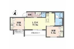 シャーメゾン　ソ・ラ・ナ間取り図面