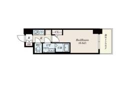 S-RESIDENCE上新庄ascent間取り図面