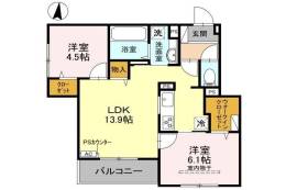 めぞん西田中間取り図面
