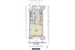 プレサンス新大阪イオリア間取り図面