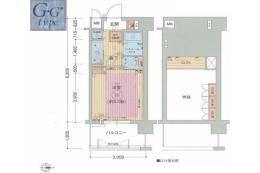 エステムコート梅田東アクアパレス間取り図面