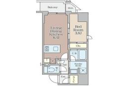 クレストコート堂島間取り図面