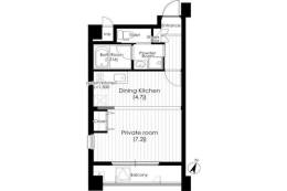 堂島プライマリーワン間取り図面