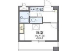 レオパレスアストラーレ茶屋町東間取り図面
